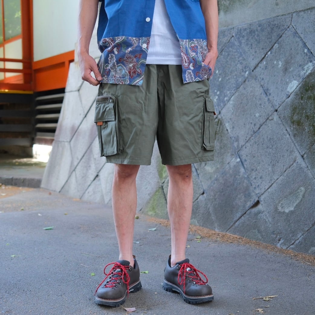 KENNETH FIELD(ケネスフィールド) /GUIDE SHORTS Ⅱ RIPSTOP-OLIVE-(62