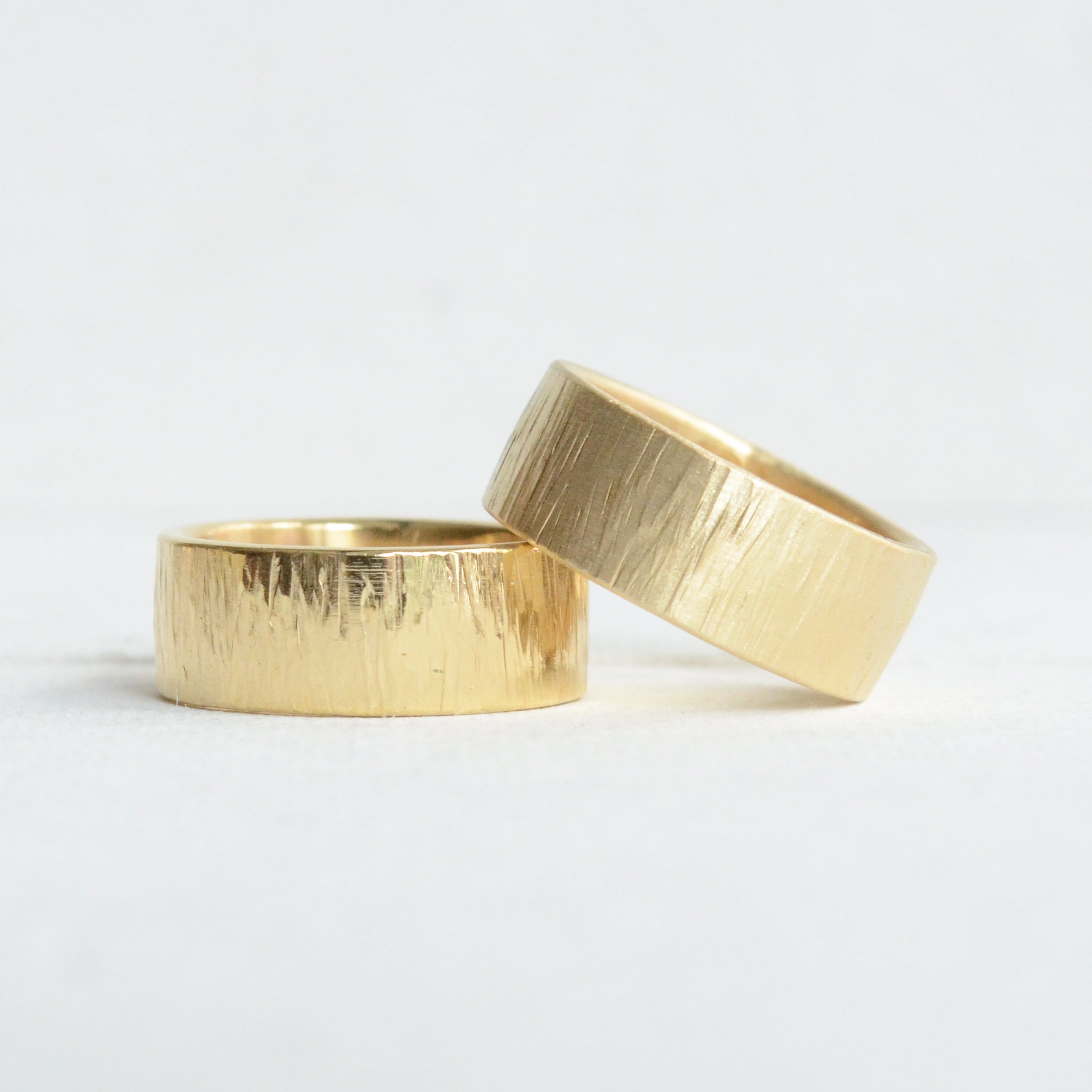 〈Brass〉 stripe ring / 7mm