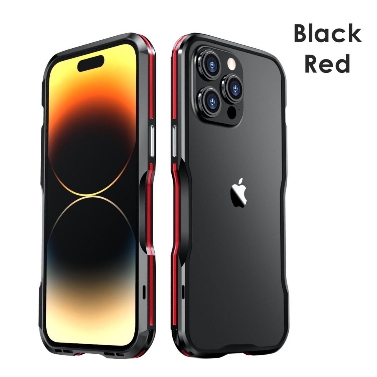 ◆iPhone 16/15/14/13/Pro/Pro Max/Plus/e/Mini◆Minimal Curve Metal Frame Case / ミニマル カーブ メタル フレーム スマホケース