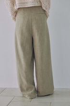 DU260515 Cut Off Tuck pants 【set up可】【T sizeあり】