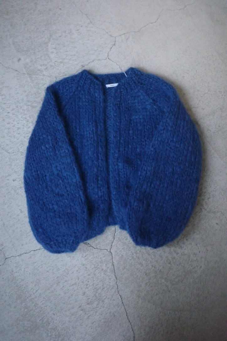 Maiami マイアミ / MOHAIR PUFFY SLEEVE SMALL CARDIGAN(ROYAL BLUE)