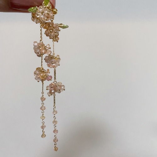 Mokusei earrings/Orange