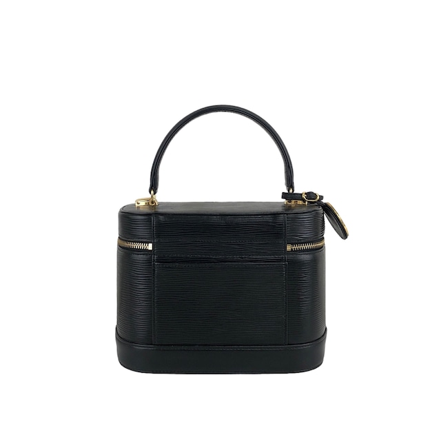 VALENTINO GARAVANI ヴァレンティノガラヴァーニ ハンドバッグ ブラック ロゴ レザー バニティバッグ vintage ヴィンテージ オールド hfnkds