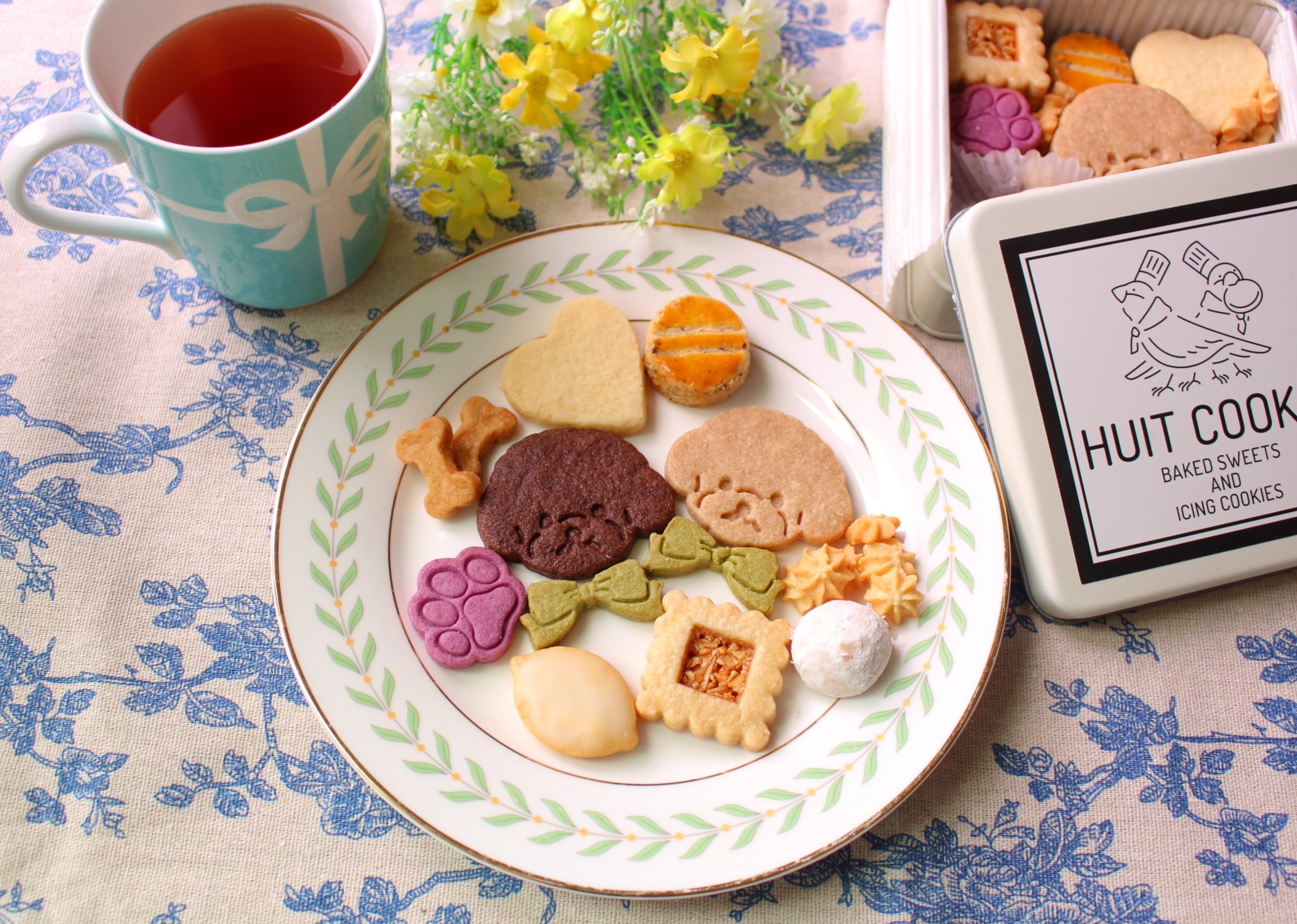 ワンちゃんクッキー缶 | huitcookie