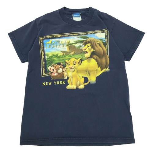 【130cm】USED ディズニー ライオンキング プリントTシャツ【e63】