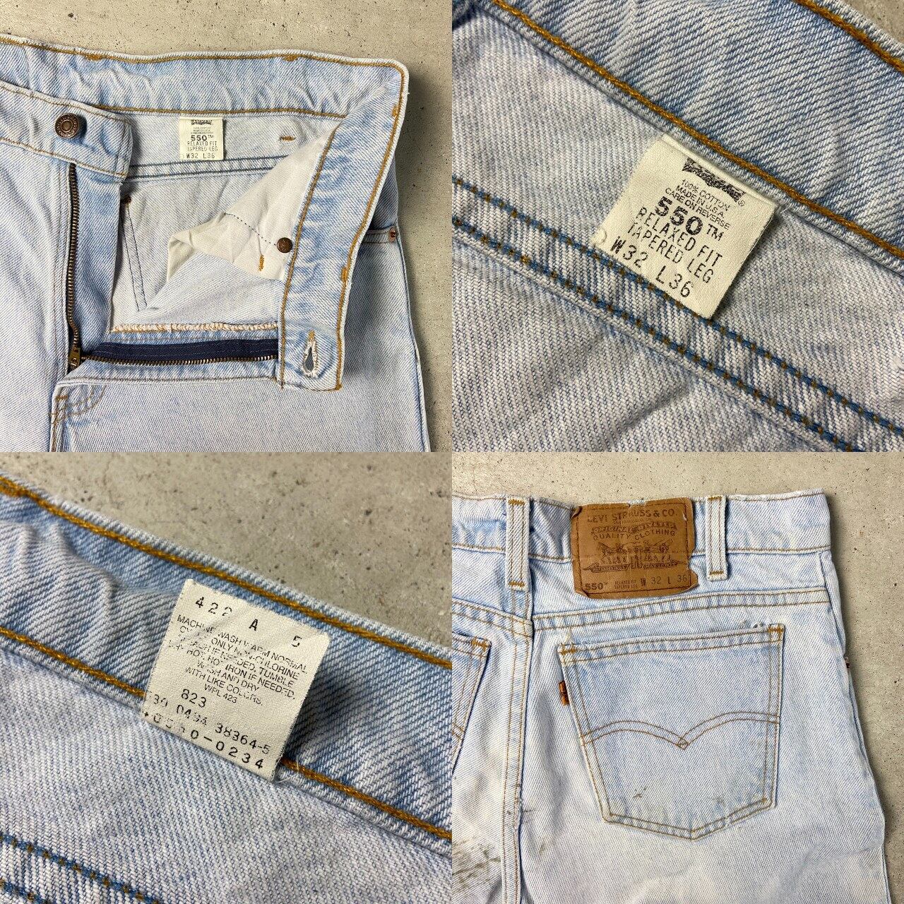 90年代 USA製 Levi's リーバイス 550 テーパード デニムパンツ 90年代 USA製 Levi's リーバイス 550 テーパード デニムパンツ