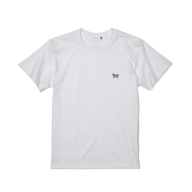 sideways logo T-shirt：White