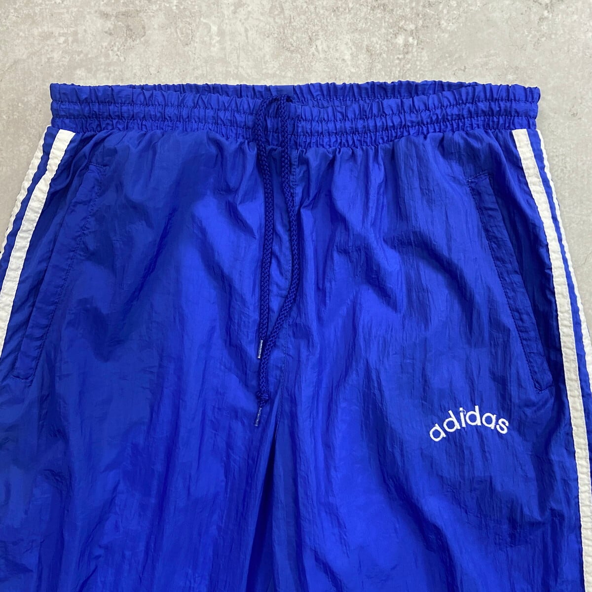 90年代 adidas アディダス ナイロン ウォームアップパンツ メンズM相当