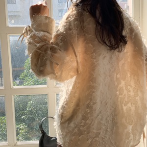 textured v-neck shirt J00190