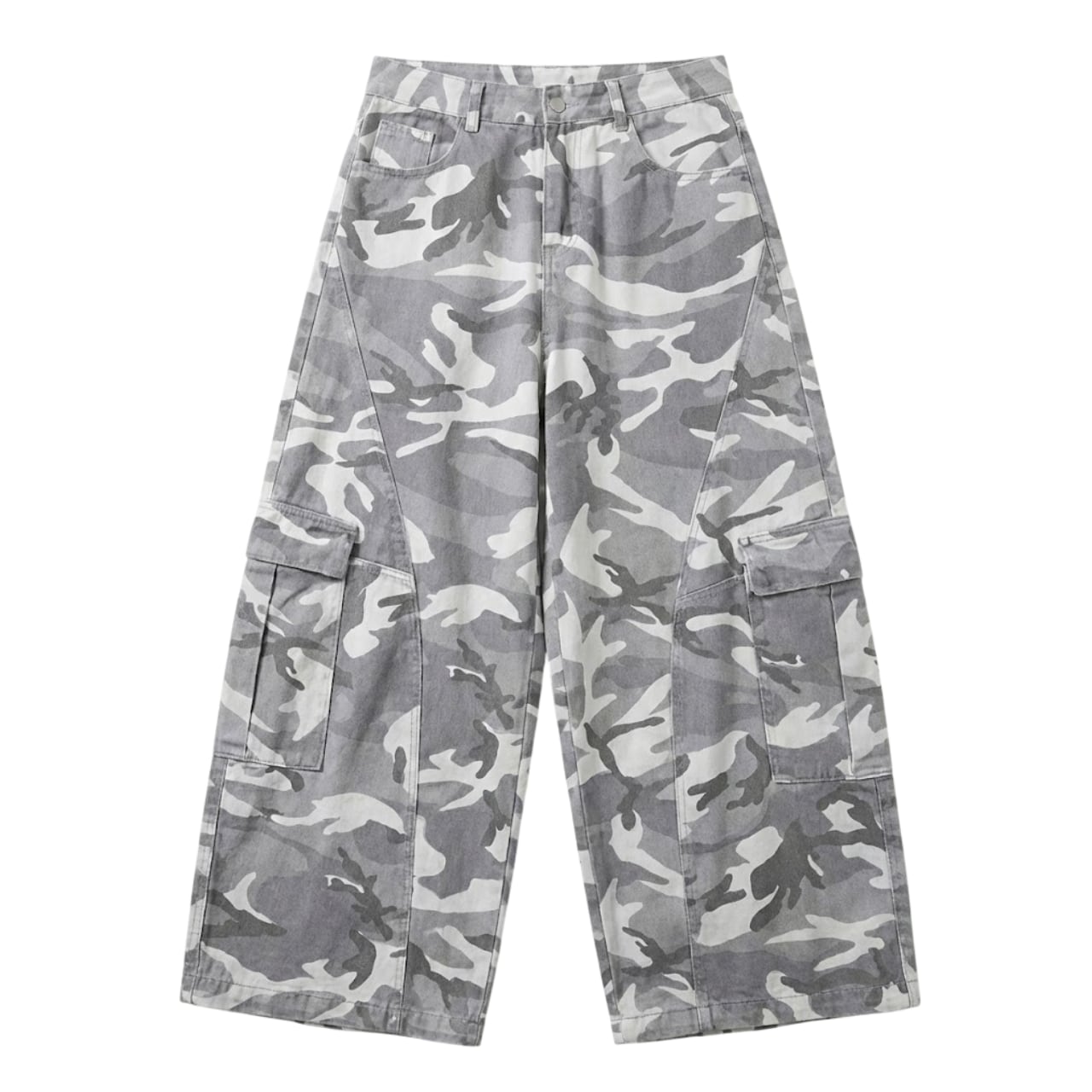 Camouflage multi pocket work pants 0013