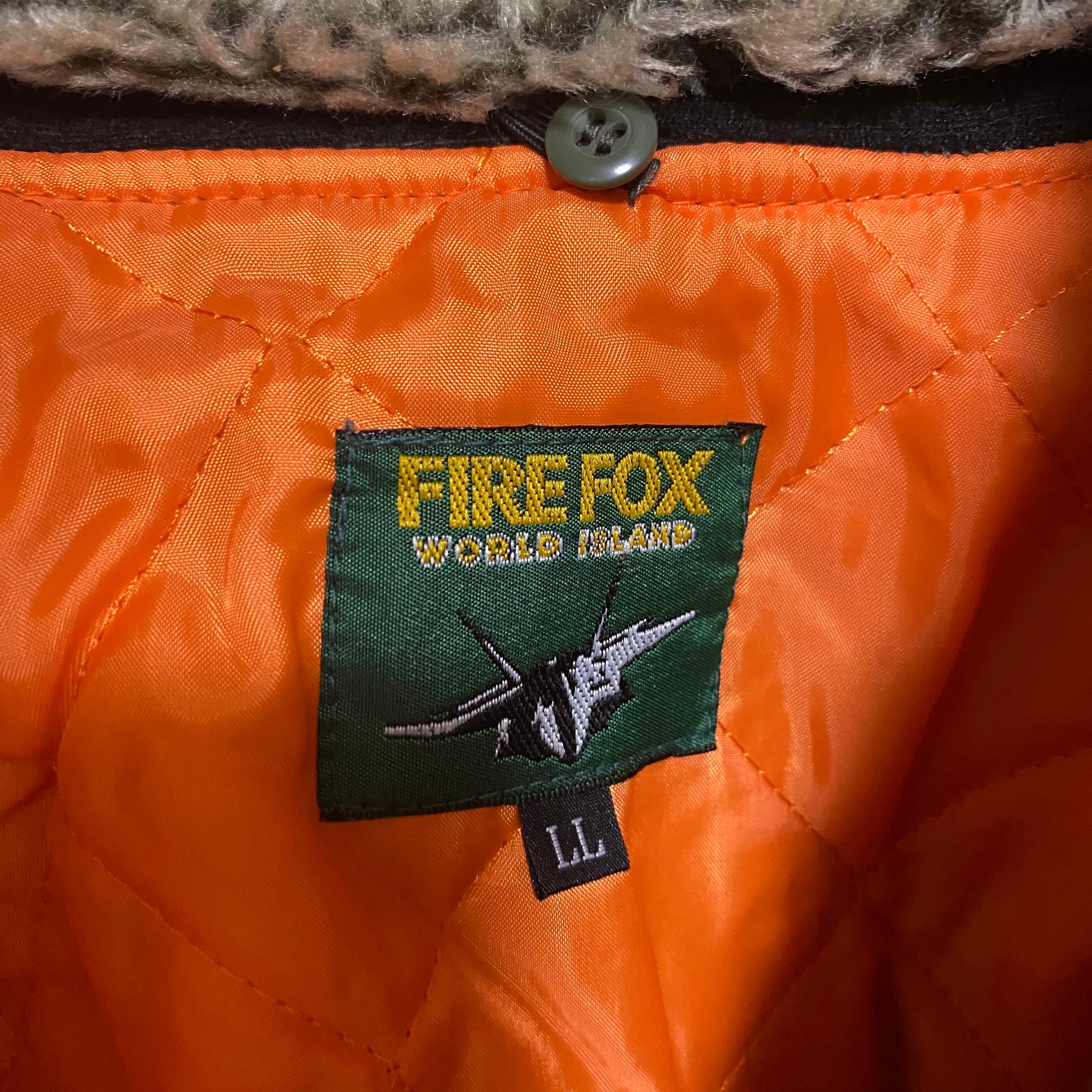 FIRE FOX フライトジャケット　ma1 アメカジ　　ファー　脱着可
