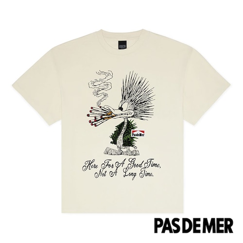 【PAS DE MER/パドゥメ】NOT LONG TIME TEE Tシャツ / CREAM / AW26-14483