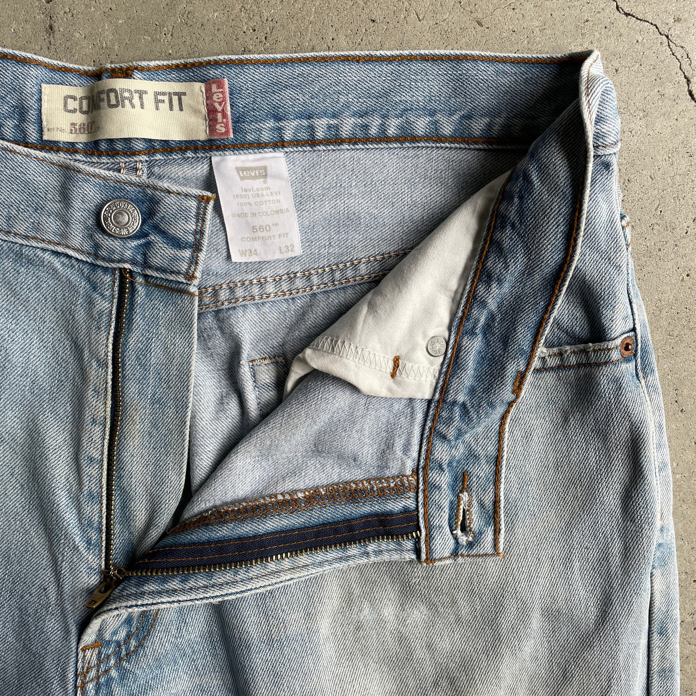 00年代 Levi's リーバイス 550 RELAXED FIT バギー テーパード デニム