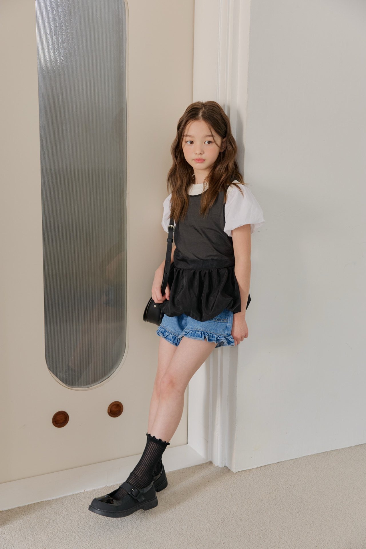 [DOREDORE] Frilled Banding Shorts (13/15) / [도레도레] 프릴밴딩반바지 (13/15)