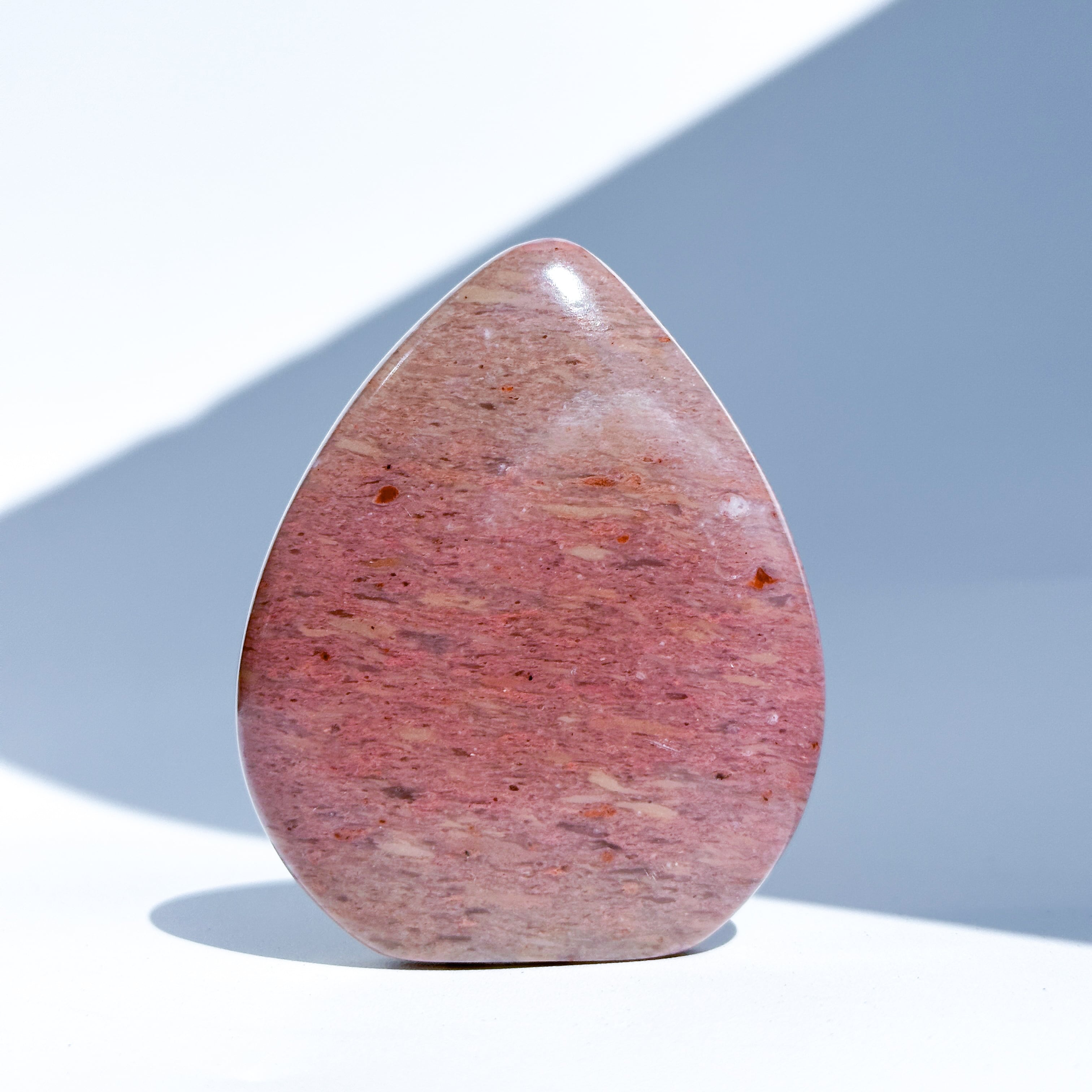 ピンクペトリファイドウッド しずく型42◇ Pink Petrified Wood