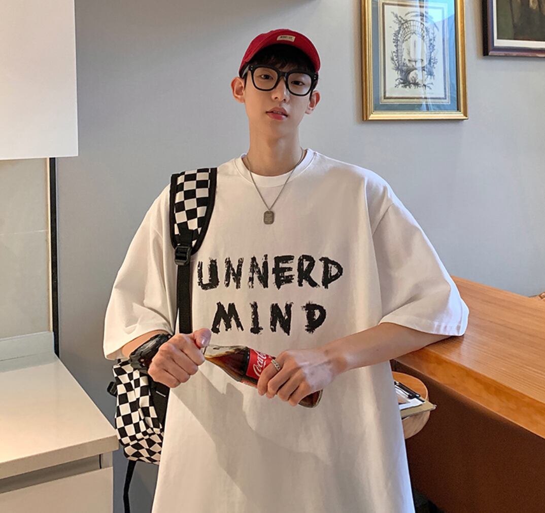 ストリート おしゃれロゴ プリント 半袖tシャツ Prettymart