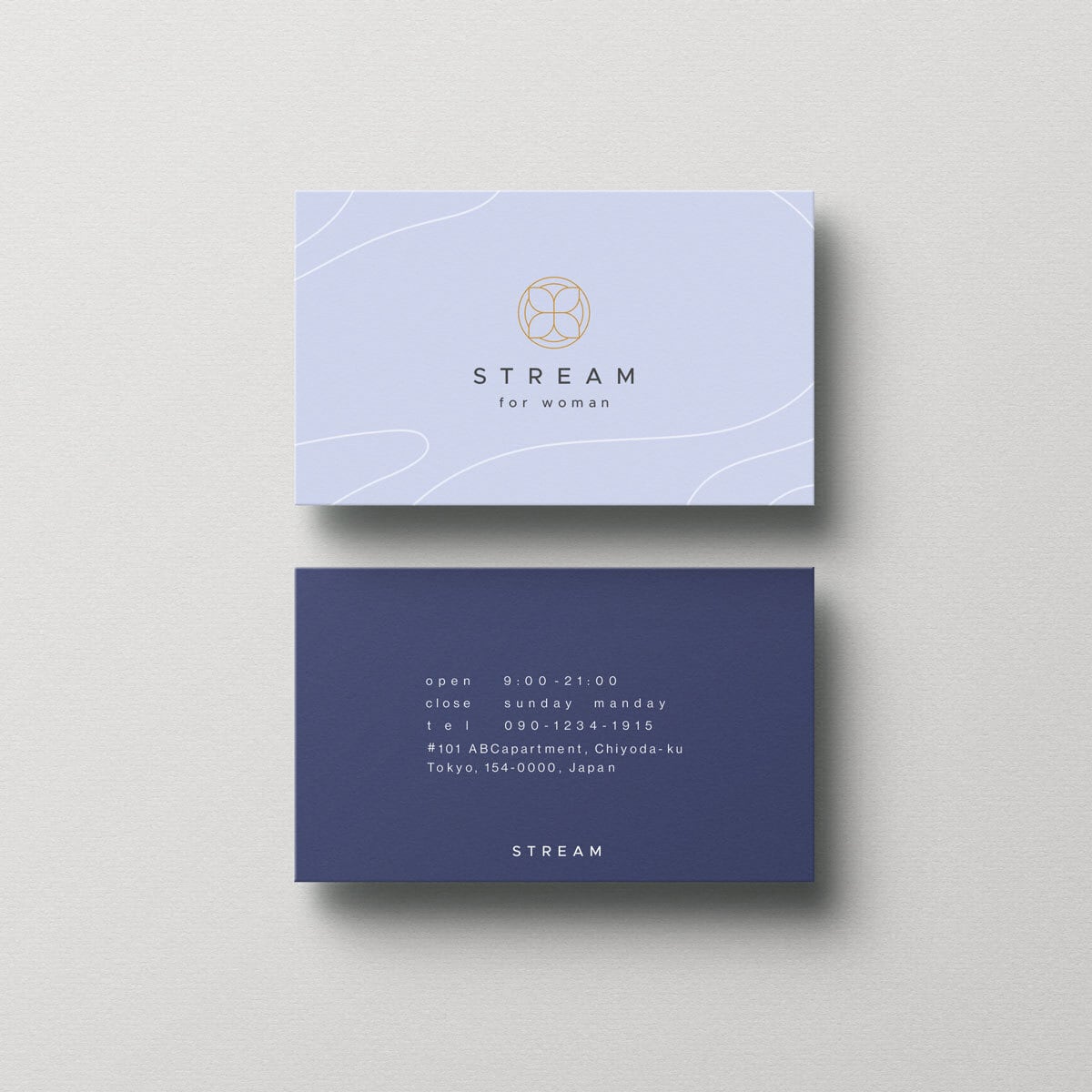 名刺 ショップカード 印刷｜上品【n-030】 | shopcard material