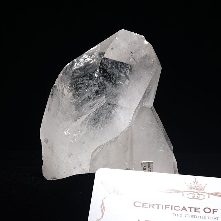 水晶 クラスター ブラジル ミナスジェライス州 コリント産 レムリアンシード 証明書付属 一点物 282-214