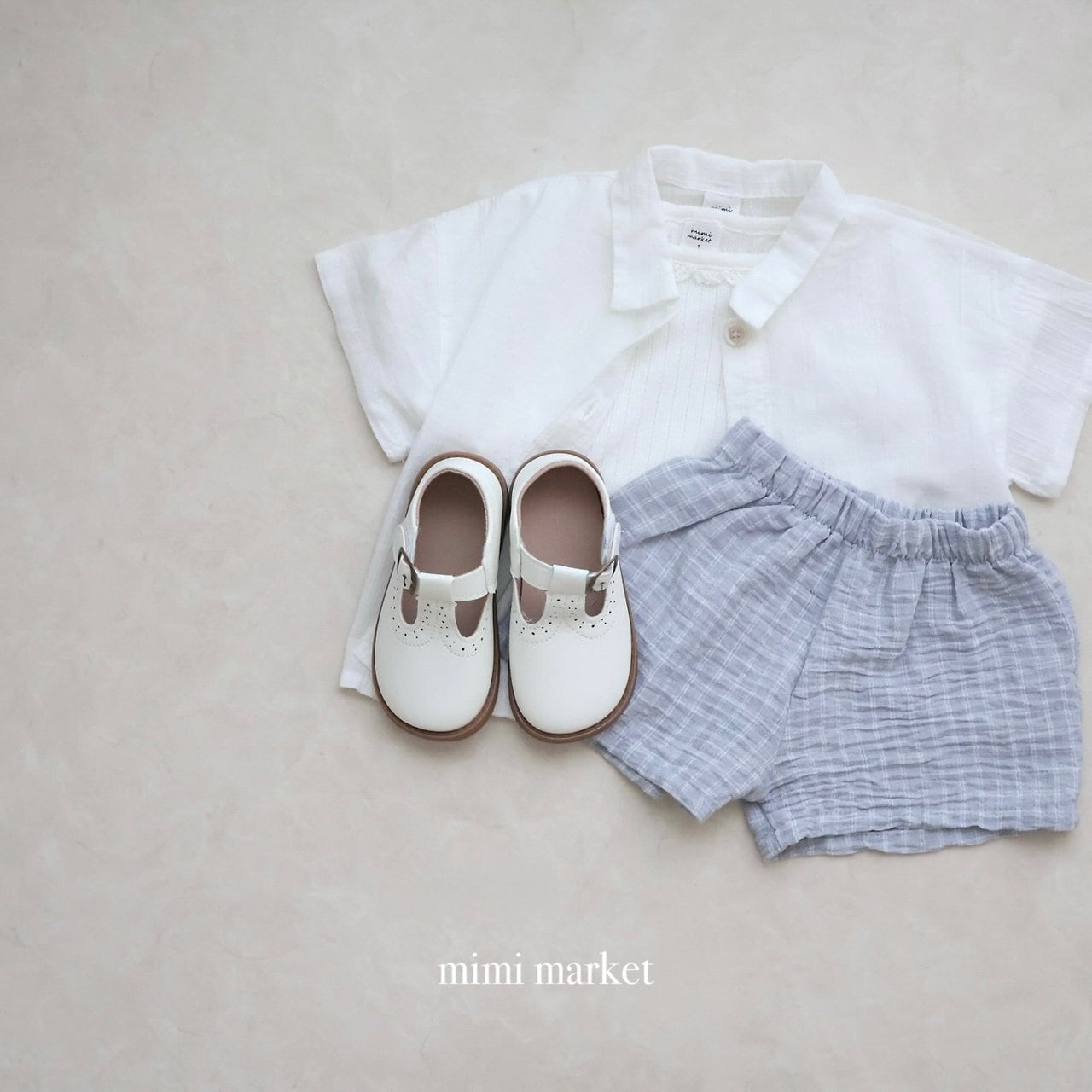 【即納/80、90size】チェック半ズボン/  mimimarket