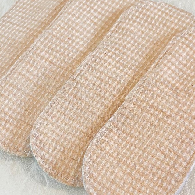 布ライナー ワッフル生地 オーガニック 4枚セット 363