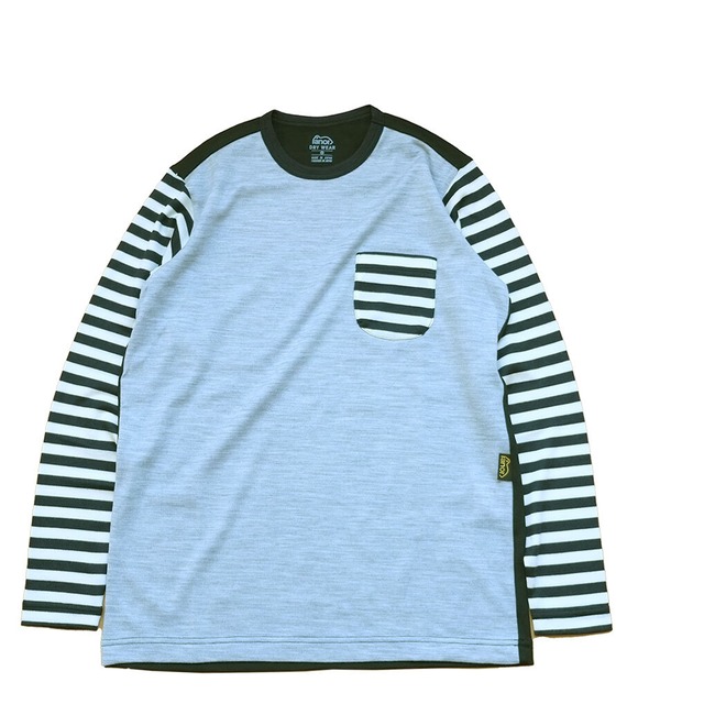 ranor(ラナー) MERINO CRAZY LONG T-SHIRT MOKU