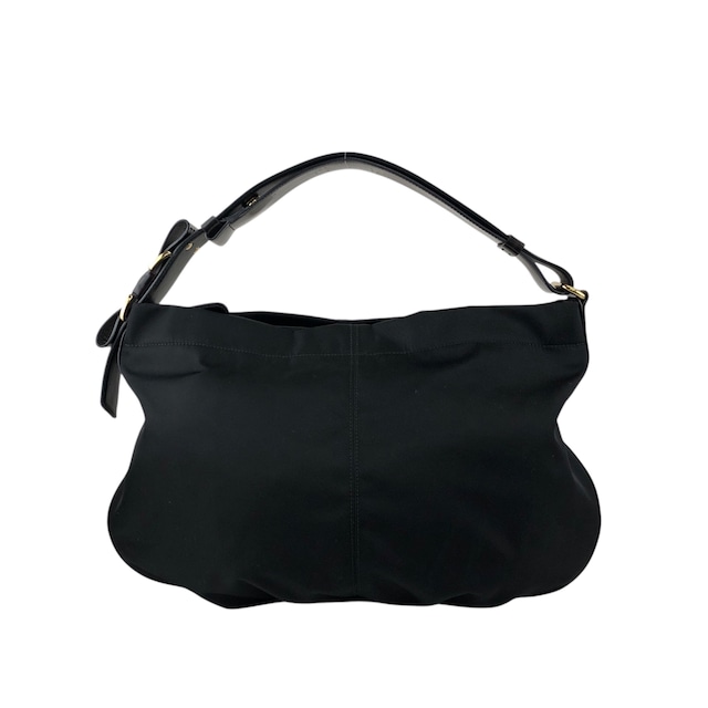 Salvatore Ferragamo サルヴァトーレ フェラガモ ショルダーバッグ ブラック ヴァラリボン ナイロン ワンショルダーバッグ vintage ヴィンテージ オールド xwnsuw