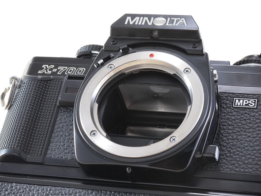MINOLTA NEW X-700 MPS ボディ AUTO WINDER, ストロボ280PX付 MINOLTA NEW X-700 MPS ボディ AUTO WINDER, ストロボ280PX付