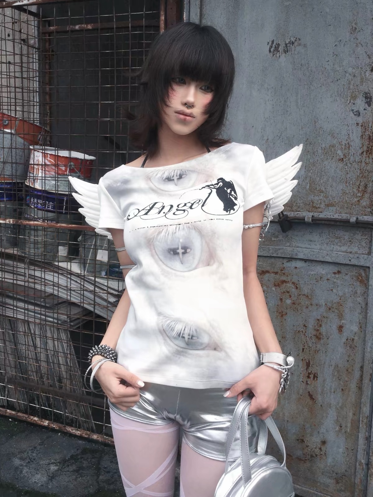 【Vestige】Wing Print T-shirt