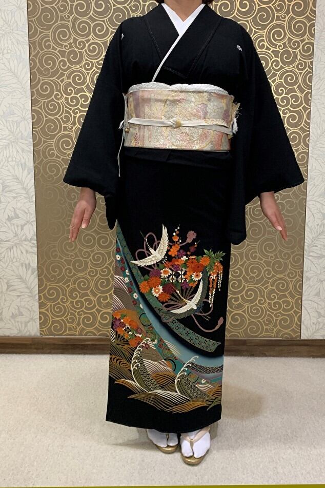 【レンタル】黒留袖 TBM-10(Mサイズ)