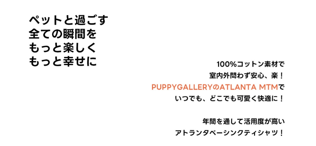 即納のみ【PUPPYGALLERY公式】アトランタベーシンクティシャツ【グレー】2XL/3XL