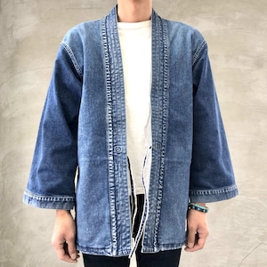 "DENTO" DENIM KIMONO JACKET ［LONG SLEEVE］