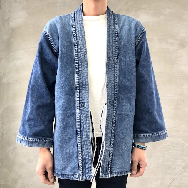 "DENTO" DENIM KIMONO JACKET ［LONG SLEEVE］