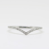 【9号 12号】ダイヤモンドリング K10WG ダイヤモンドV Shapeエタニティリング jd_mm_1034