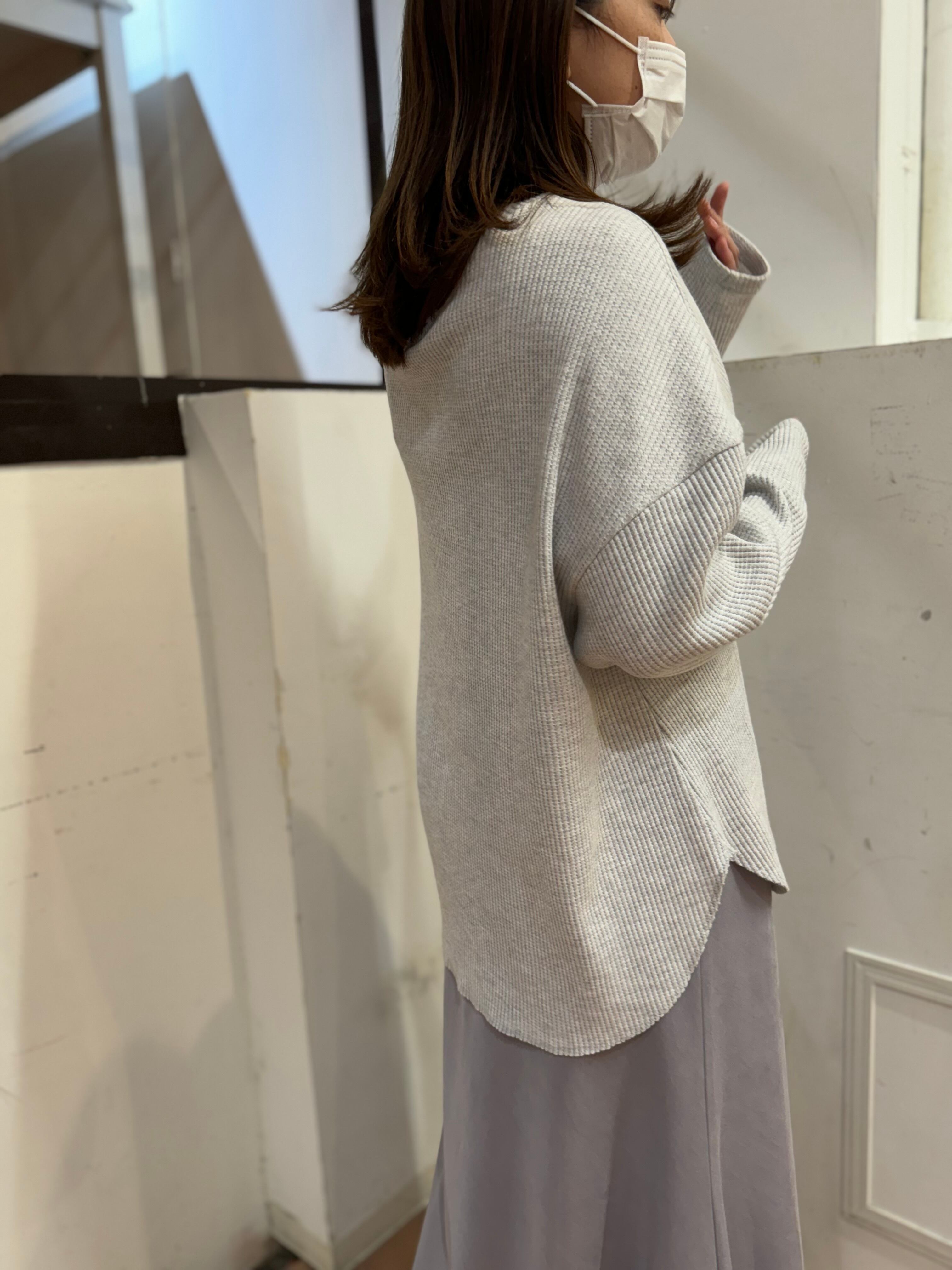 【CHIGNON】サーマルカジュアルロゴTee 8446-577KO