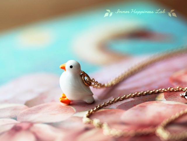 14KGF/ エレガントなアヒルのネックレス