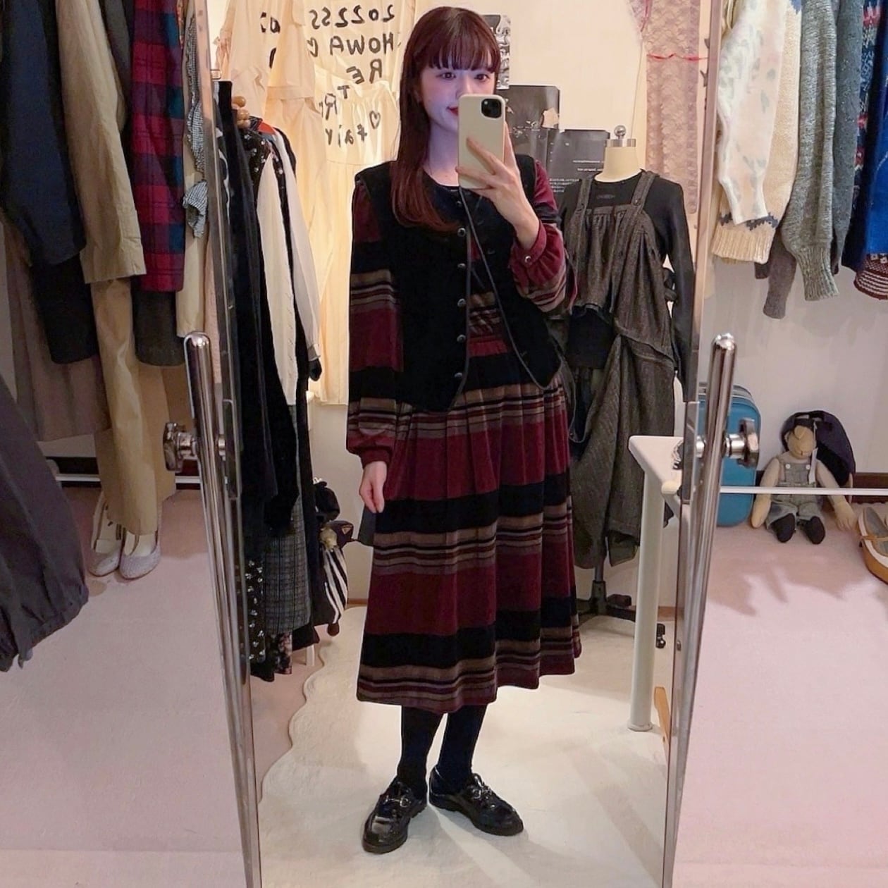 black velvet piping vest