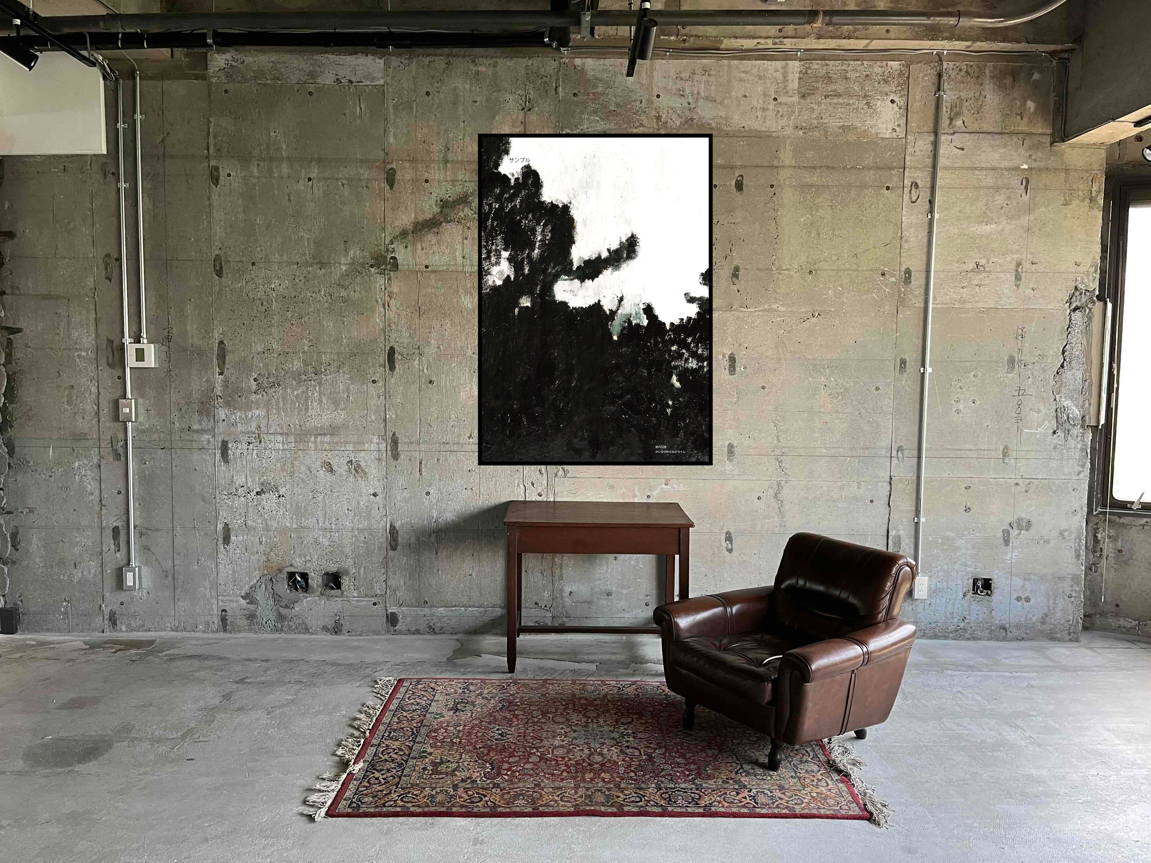 32×41㎝「果樹園3」油彩・原画・F6