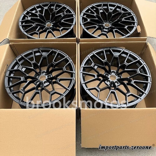 20インチ フォージド ブラック スクエア ホイール 2019+ BMW X3M F97 X4M F98 827 20x10 適合 LI-1072