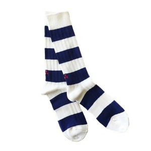 "Ivy Border -white-" Socks 