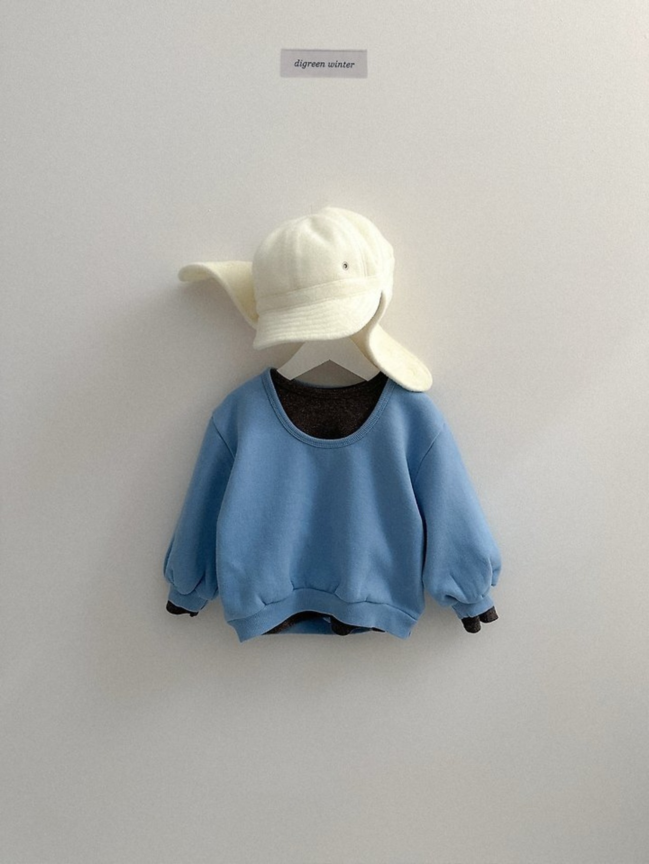 〖取寄〗韓国子供服 / 26winter / Digreen / ディープUネックトレーナー / キッズ / 冬服 *S~2XL*