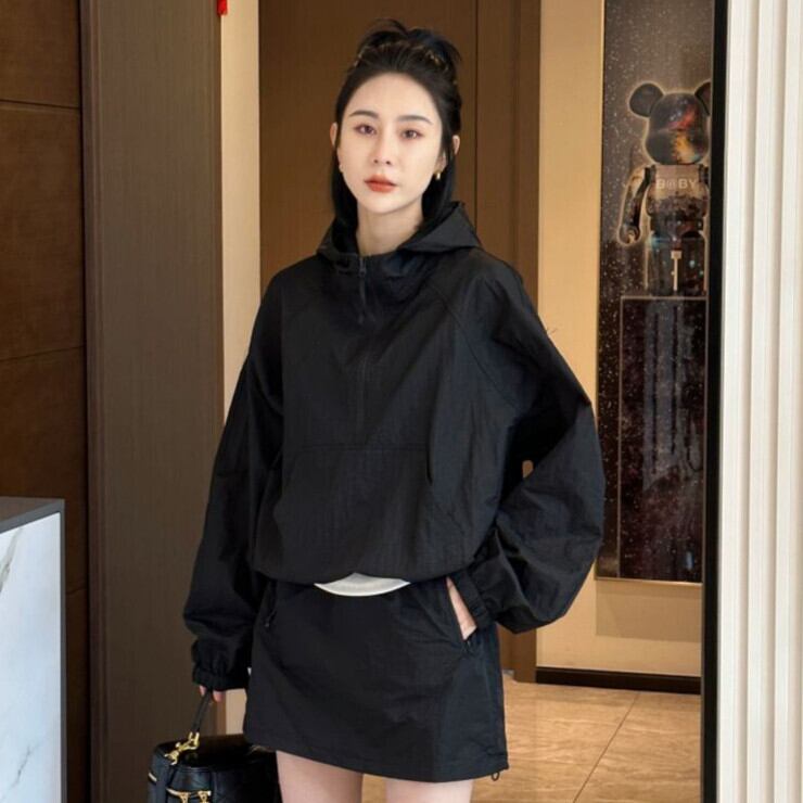 セットアップ ジャケット アンクル丈 袖あり 長袖 襟付き スリム