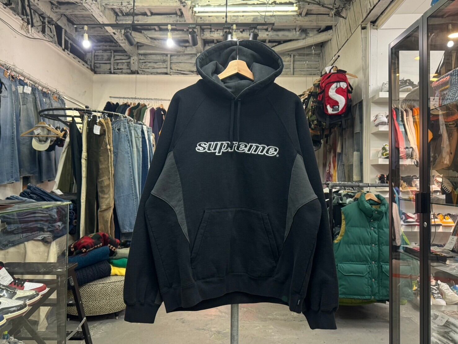 Supreme DIVISION HOODED SWEATSHIRT BLACK XL 28951 | BRAND BUYERS OSAKA 