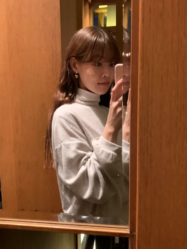 (予約) LIFFEY / Angora boxy pola blouse 4color