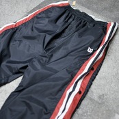 side snap nylon pants