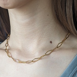 hexagon chain necklace