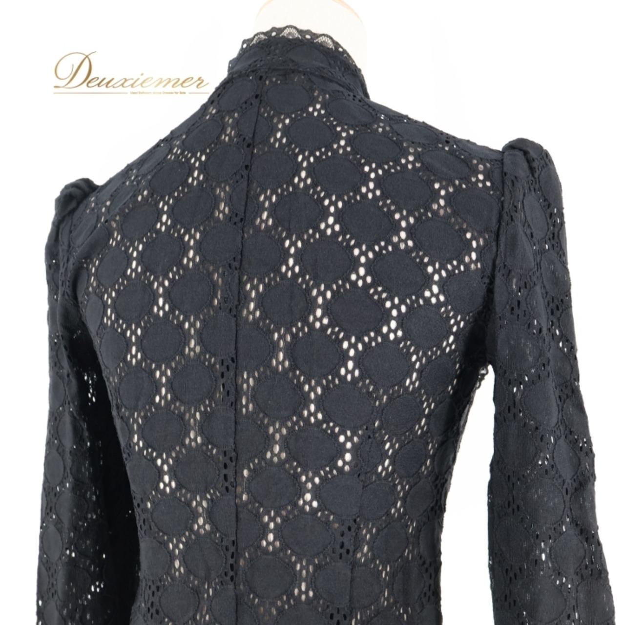 フラメンコ 衣装 トップス ブラウス ブラック系 ドセデルフラメンコ DOCE del FLAMENCO 黒 長袖 レース フリル ダンス パーティ 発表会 ボタン フラメンコ衣装 レースブラウス おしゃれ トップス 黒ブラウス フリル長袖 ダンスウェア 女性用 衣装 上品 発表会用 コスチューム