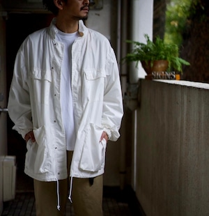 SASSAFRAS(ササフラス) / Digs Crew Protective Jacket Cotton Nylon Weather-White- (SF-)