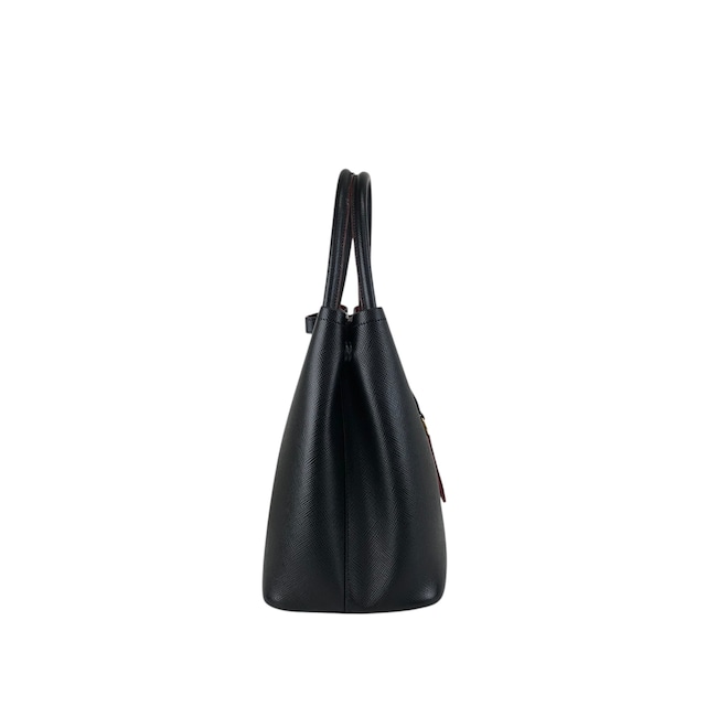 PRADA プラダ ハンドバッグ ブラック トライアングルロゴ レザー vintage ヴィンテージ オールド n54bxv