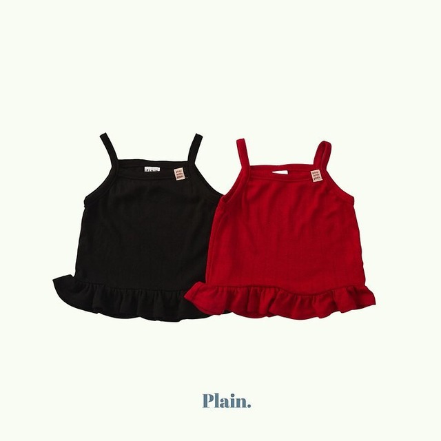 【取寄/韓国直送】Plain. 26/SM アイリットフリルキャミソール｜夏服｜韓国子供服