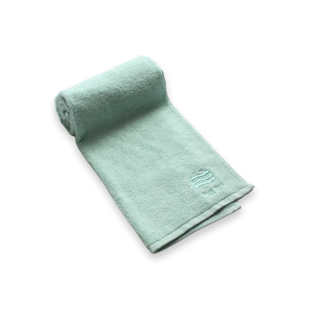 ふわふわの今治スポーツタオル」（ターコイズブルー） | ワールド